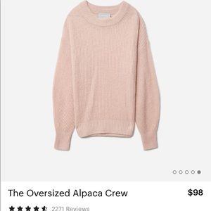 Small oversized alpaca sweater NWOT NO FLAWS!